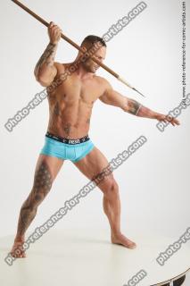 07 Garrott Man Fighting With Spear